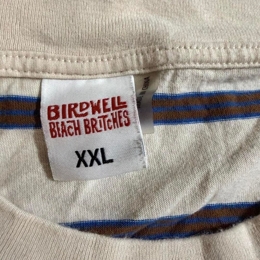 Birdwell Beach Britches Striped Pocket T-Shirt XXL Surf Skate Casual Tee - Picture 2 of 5